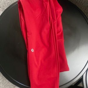 lululemon leggings red